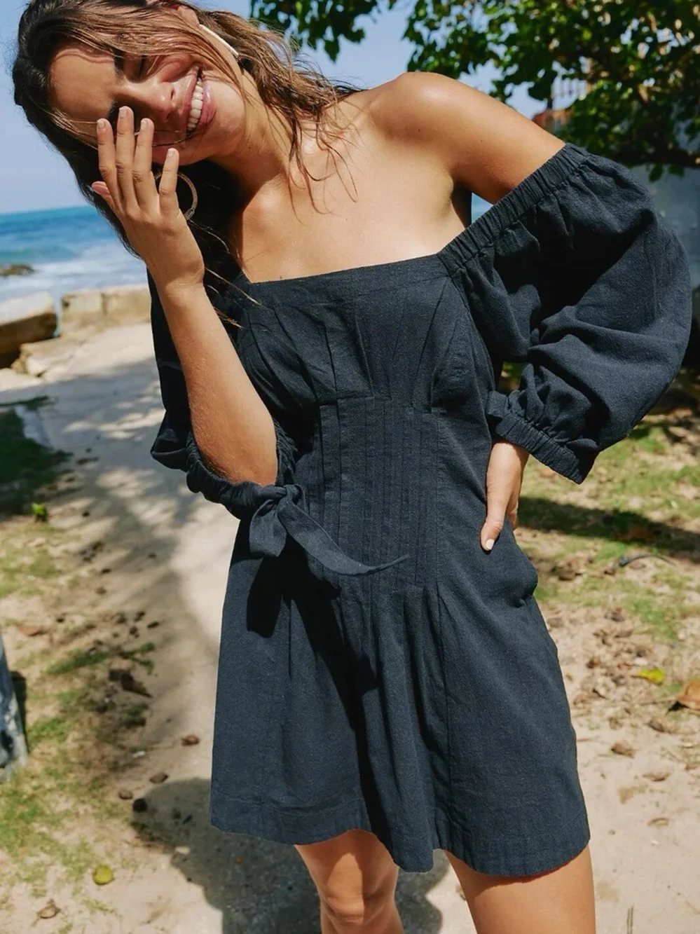 Free People Cerise Mini Dress